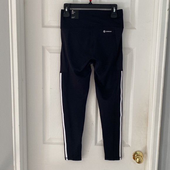 New adidas black capris-smoke free home - Picture 2 of 3